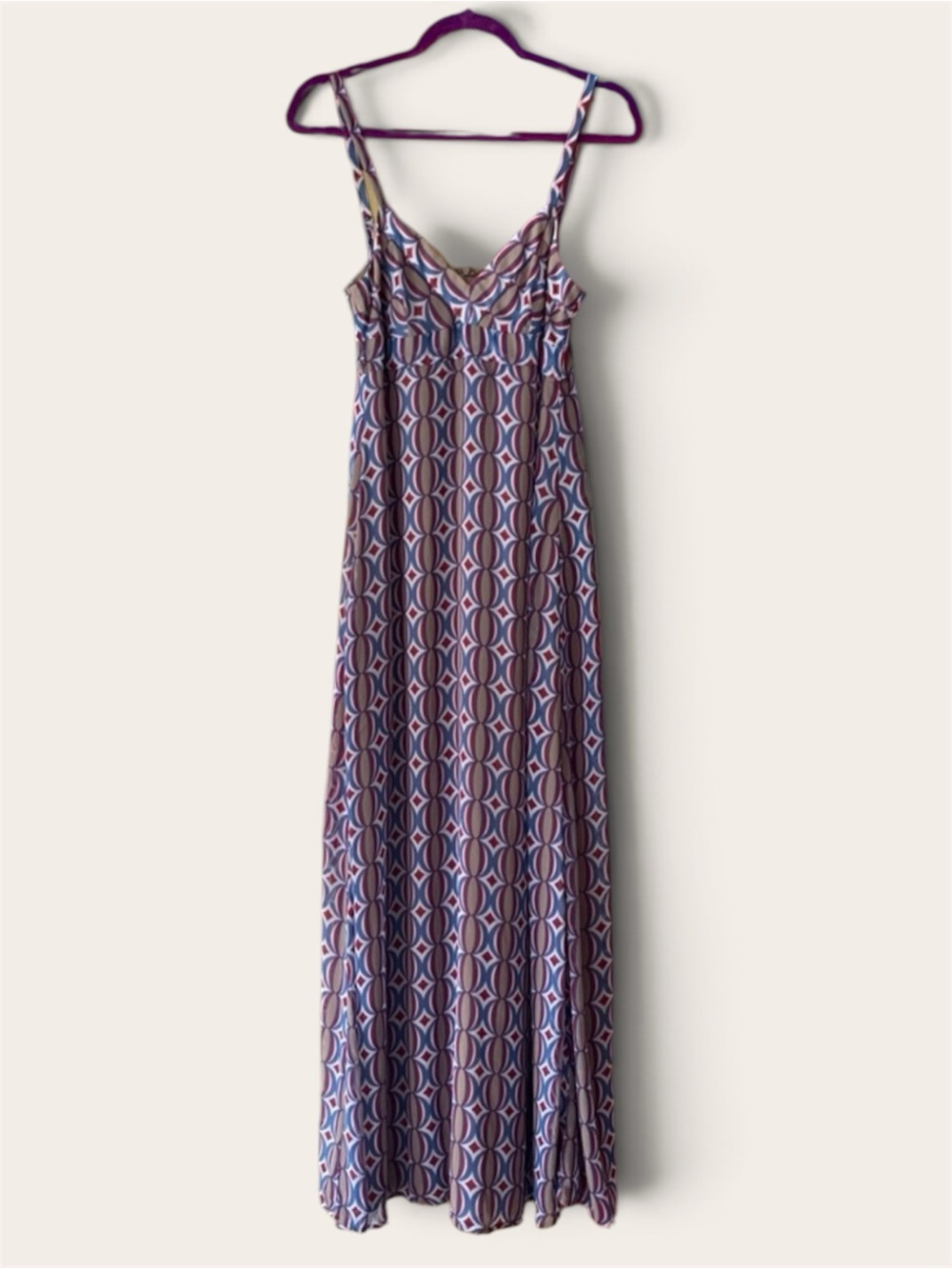 Sinéquanone Printed Parisian Maxi Dress with Adjustable Strap | Size S | NWOT